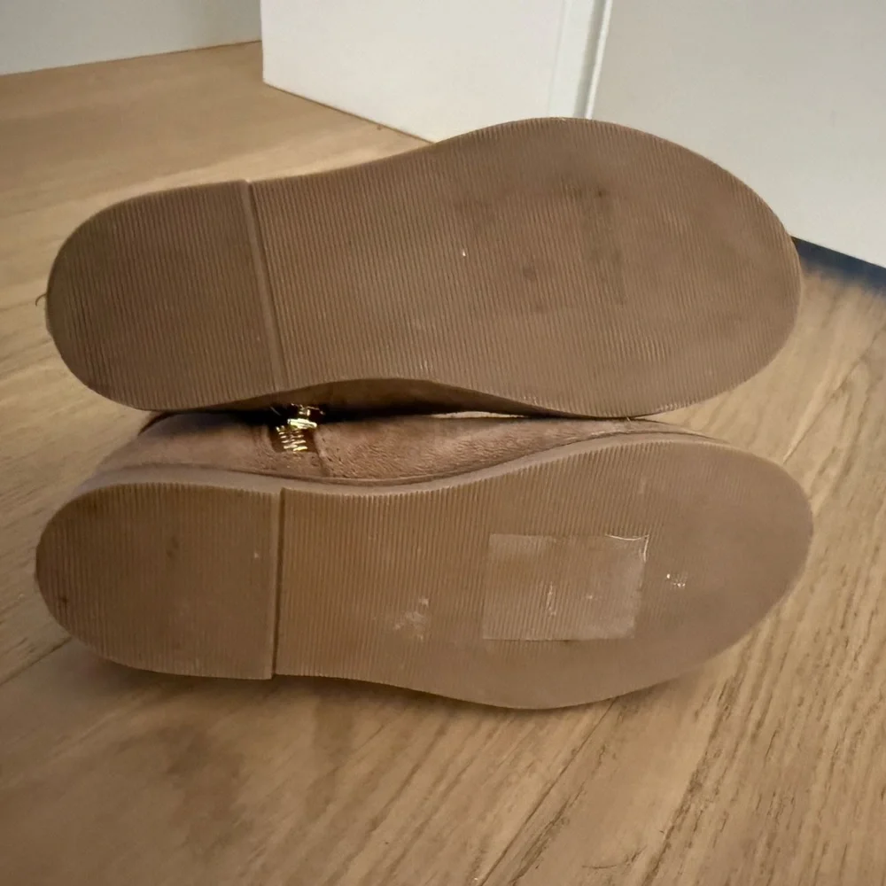 Janie and Jack Tan Suede Kids Boots - Picture 6 of 6
